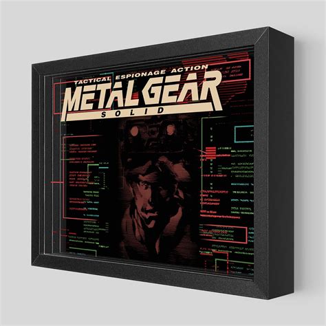 metal gear shadow box|Metal Gear Solid Shadowbox Art .